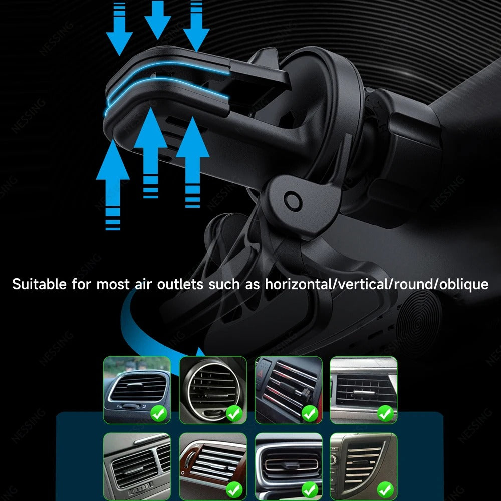 Automatic Clamping Wireless Car Charger